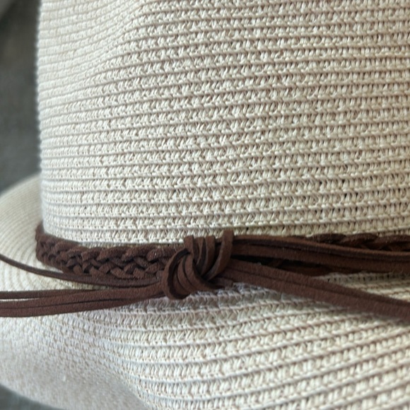 Furtalk Fedora Foldable Packable Straw Beach Sun Hat Women Size L - Picture 12 of 13